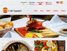 Tablet Screenshot of cafeespanol.com